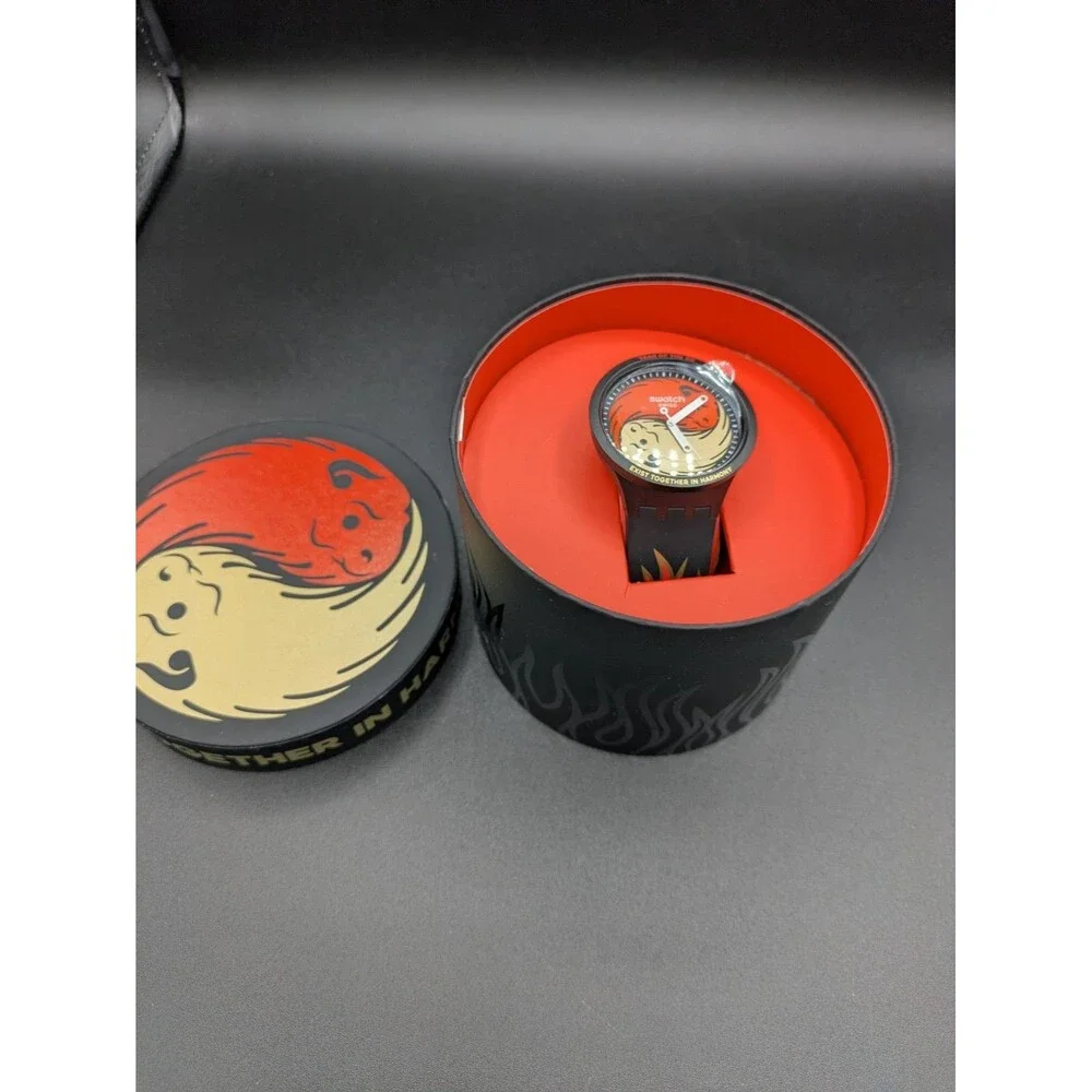 New Swatch Big Bold SO27Z109 Ox Rocks 2021 Chinese New Year Special 2021 47MM